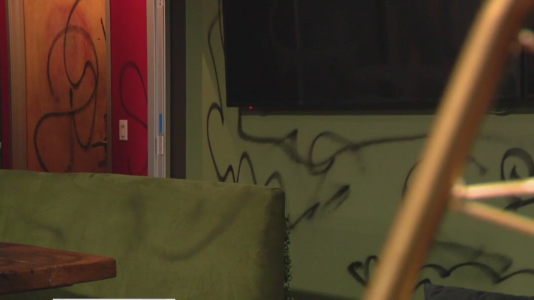 Local business vandalized by suspected gangsters